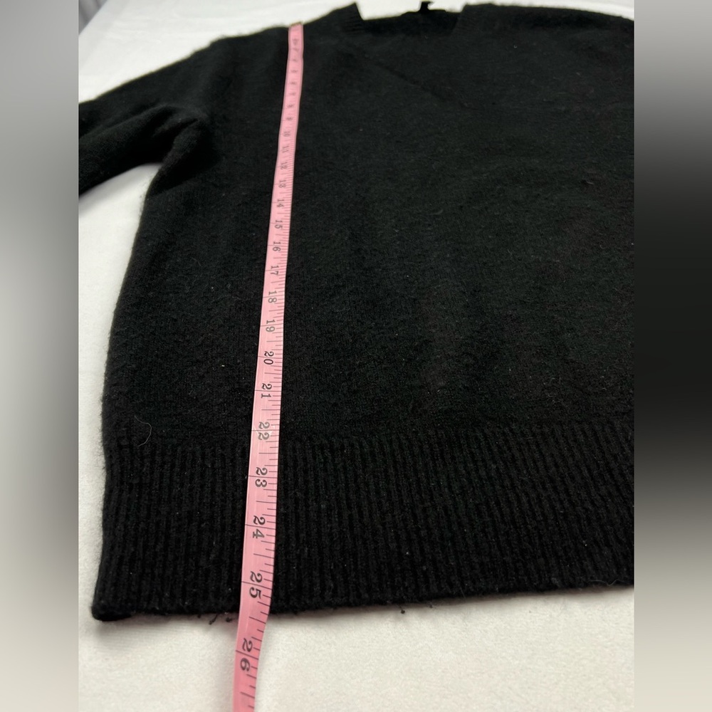 Rag & Bone Men's Black Crewneck Sweater 100% cashmere Medium - Picture 6 of 7